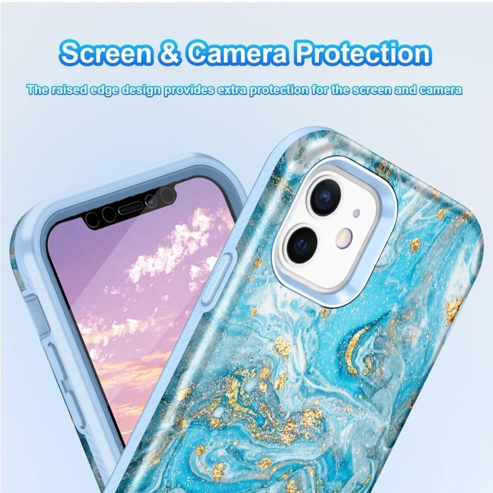 NWT iPhone 12/iPhone 12 Pro Case, Blue